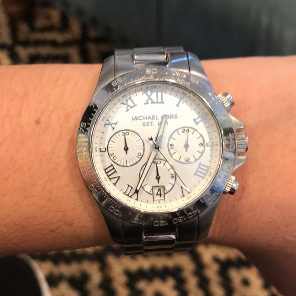 Silver Michael Kors watch